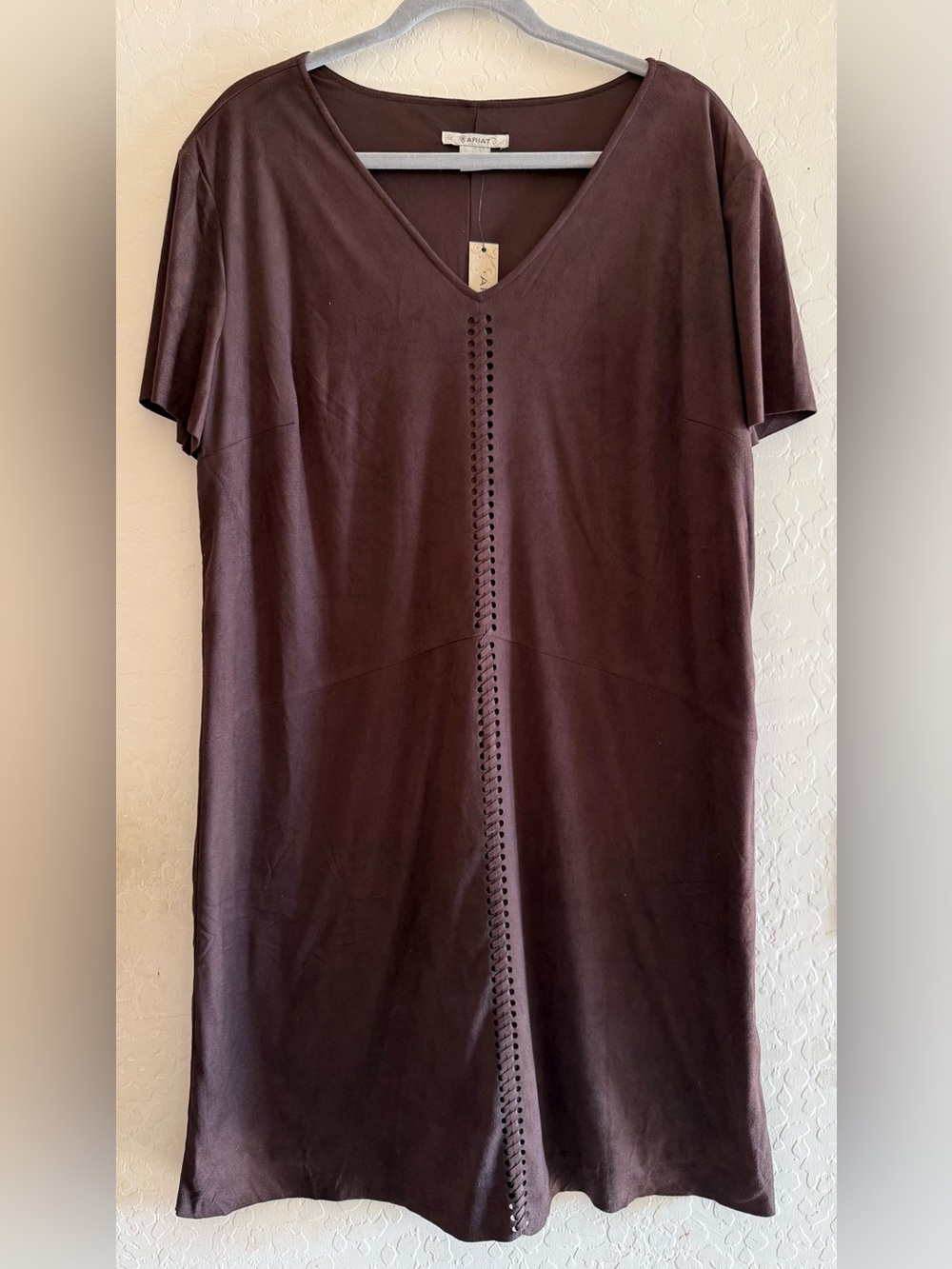 Ariat, XL, faux suede shift dress